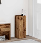 VidaXL Paraplu Standaard Oudhout 25 x 24,5 x 64 cm Bewerkt hout