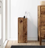 VidaXL Paraplu Standaard Oudhout 25 x 24,5 x 64 cm Bewerkt hout