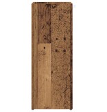 VidaXL Paraplu Standaard Oudhout 25 x 24,5 x 64 cm Bewerkt hout
