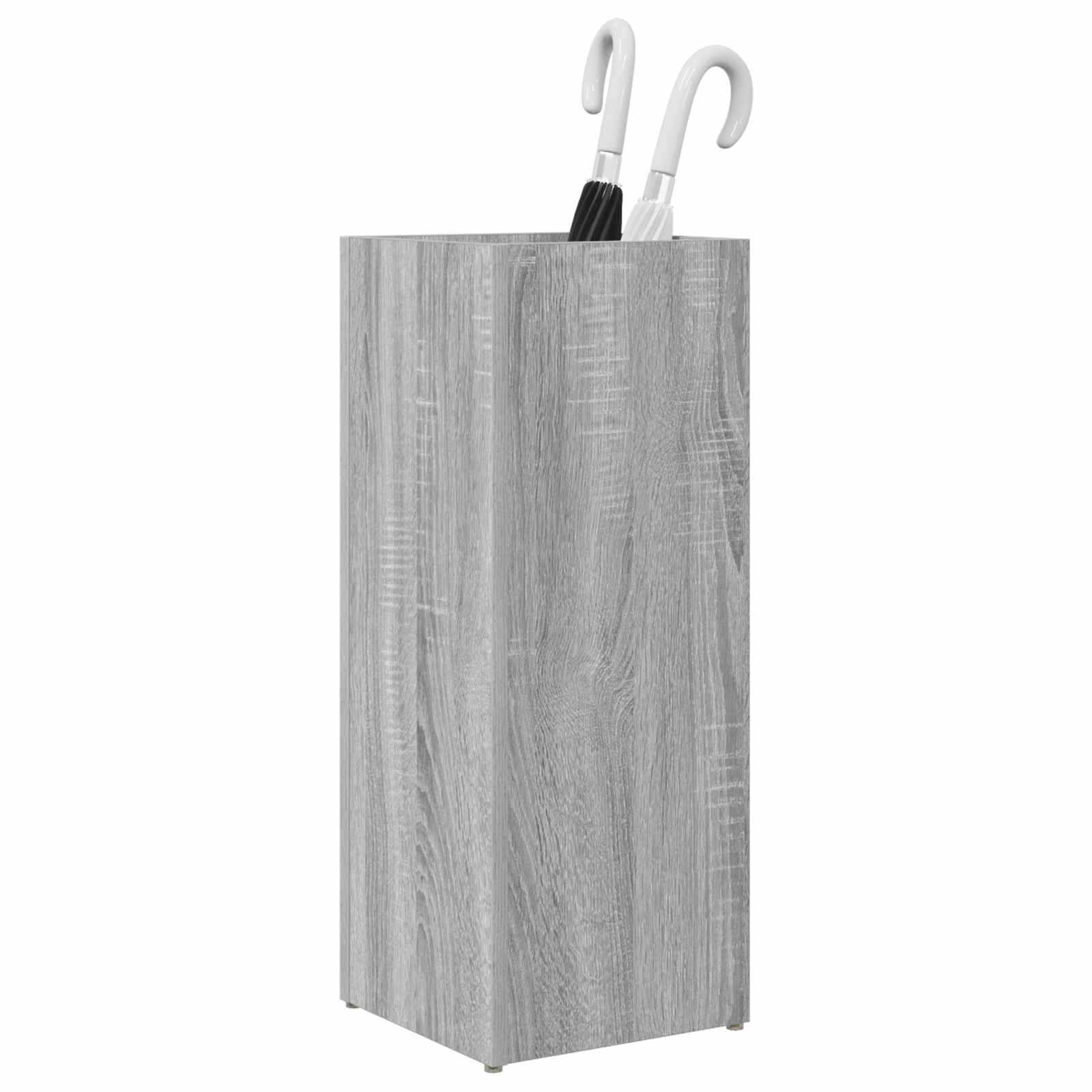 VidaXL Paraplu Standaard Grijs Sonoma 25 x 24,5 x 64 cm Bewerkt hout