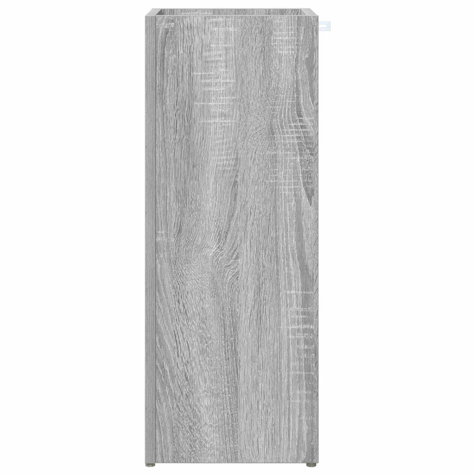 VidaXL Paraplu Standaard Grijs Sonoma 25 x 24,5 x 64 cm Bewerkt hout