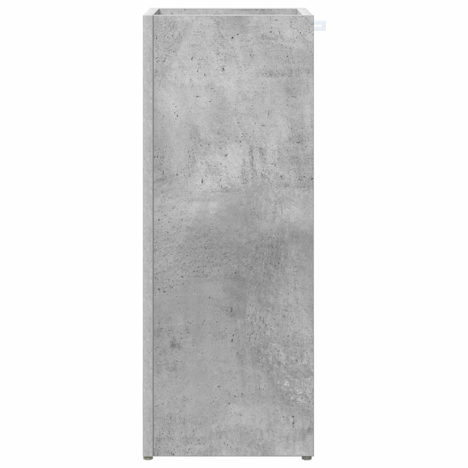 VidaXL Paraplu Standaard Beton Grijs 25 x 24,5 x 64 cm Bewerkt hout