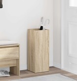 VidaXL Paraplu Standaard Sonoma Eiken 25 x 24,5 x 64 cm Bewerkt hout