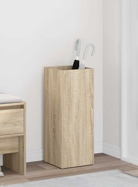 VidaXL Paraplu Standaard Sonoma Eiken 25 x 24,5 x 64 cm Bewerkt hout