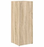 VidaXL Paraplu Standaard Sonoma Eiken 25 x 24,5 x 64 cm Bewerkt hout