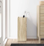 VidaXL Paraplu Standaard Sonoma Eiken 25 x 24,5 x 64 cm Bewerkt hout