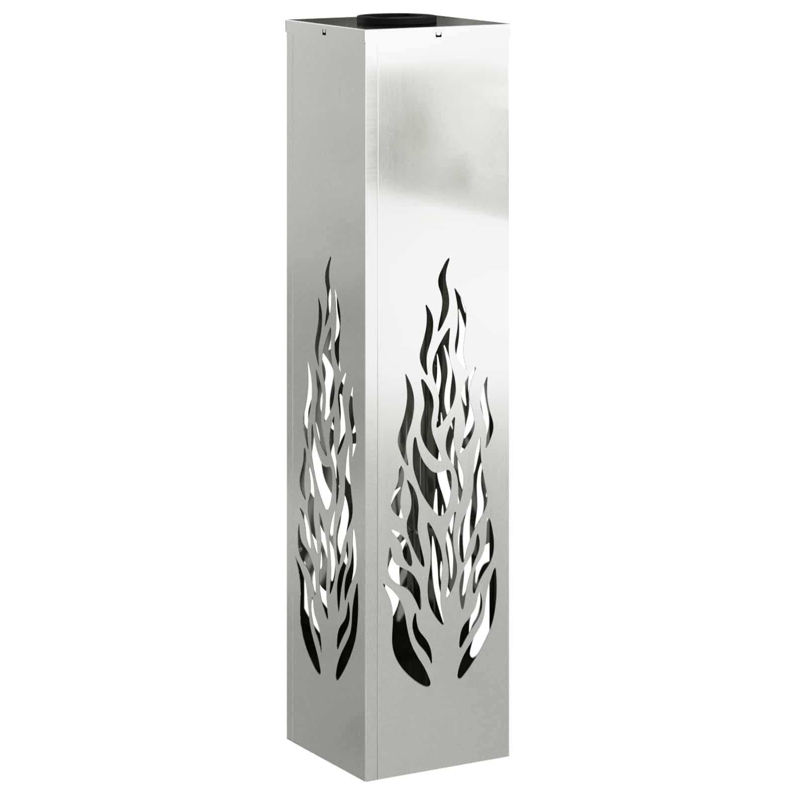 VidaXL Solar LED Pad Licht 2 pcs Gegalvaniseerd Gegalvaniseerd