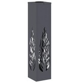 VidaXL Solar LED Pad Licht 2 pcs Antraciet Koudgewalst staal