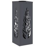 VidaXL Solar LED Pad Licht 2 pcs Antraciet Koudgewalst staal