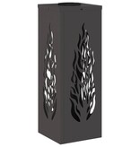 VidaXL Solar LED Pad Licht 2 pcs Zwart Koudgewalst staal