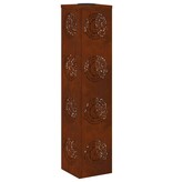 VidaXL Solar LED Pad Licht 2 pcs Cortenstaal Cortenstaal