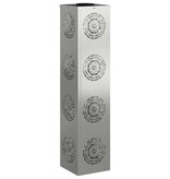 VidaXL Solar LED Pad Licht 2 pcs Gegalvaniseerd Gegalvaniseerd