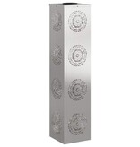 VidaXL Solar LED Pad Licht 2 pcs Roestvrij staal Roestvrij staal