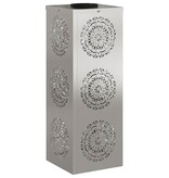 VidaXL Solar LED Pad Licht 2 pcs Roestvrij staal Roestvrij staal