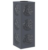 VidaXL Solar LED Pad Licht 2 pcs Antraciet Koudgewalst staal