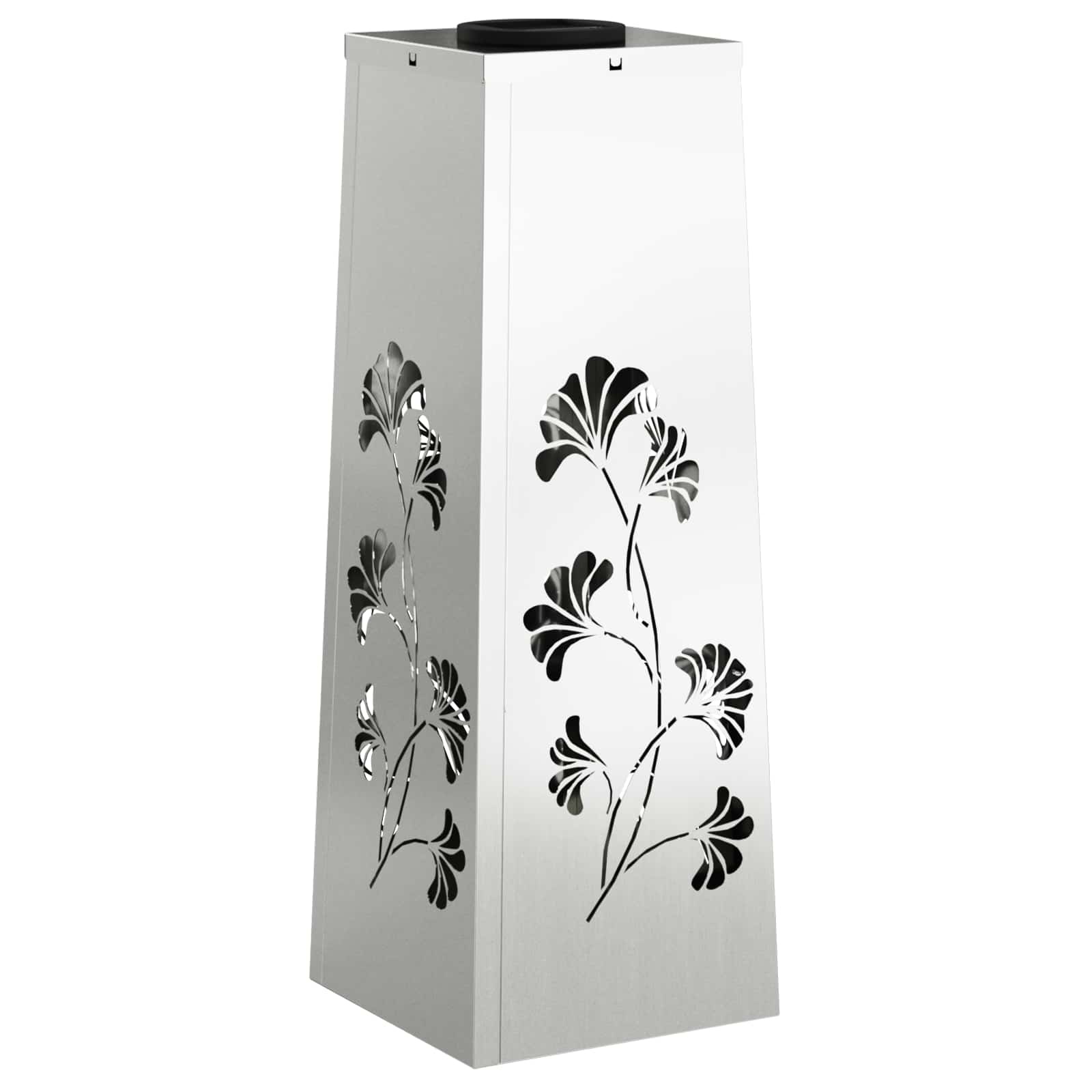 VidaXL Solar LED Pad Licht 2 pcs Gegalvaniseerd Gegalvaniseerd