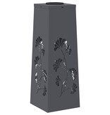 VidaXL Solar LED Pad Licht 2 pcs Antraciet Koudgewalst staal