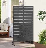 VidaXL Privacyscherm Zwart 100 x 50 x 180 cm Staal