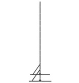VidaXL Privacyscherm Zwart 100 x 50 x 180 cm Staal