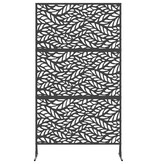 VidaXL Privacyscherm Zwart 100 x 50 x 180 cm Staal