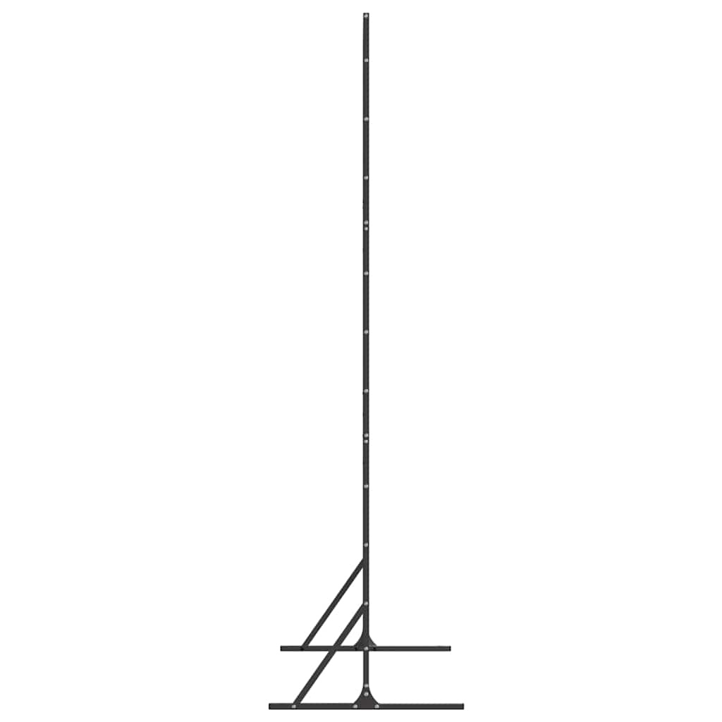 VidaXL Privacyscherm Zwart 100 x 50 x 180 cm Staal