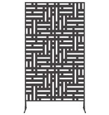 VidaXL Privacyscherm Zwart 100 x 50 x 180 cm Staal