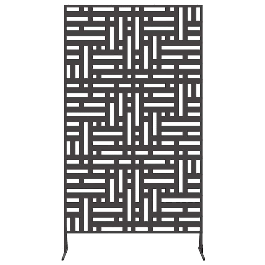 VidaXL Privacyscherm Zwart 100 x 50 x 180 cm Staal