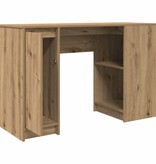 VidaXL Bureau 120x42x76 cm spaanplaat ambachtelijk eikenkleurig
