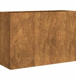 VidaXL Plantenbak roestig 120x40x80 cm weervast staal