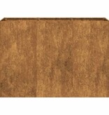 VidaXL Plantenbak roestig 120x40x80 cm weervast staal