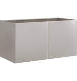 VidaXL Plantenbak roestig 80x40x40 cm weervast staal