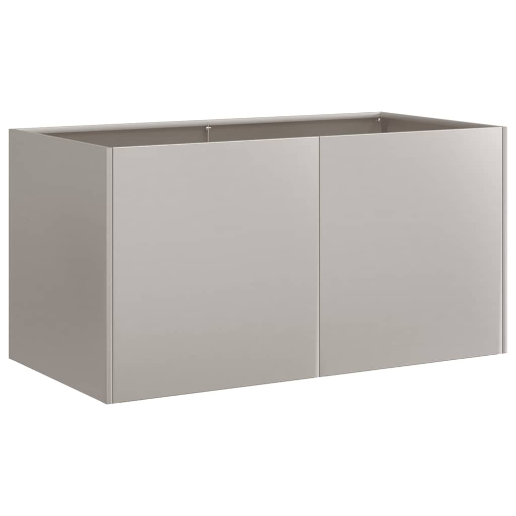 VidaXL Plantenbak roestig 80x40x40 cm weervast staal