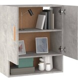 VidaXL Wandkast 60x31x70 cm bewerkt hout betongrijs