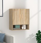 VidaXL Wandkast 60x31x70 cm bewerkt hout sonoma eikenkleurig
