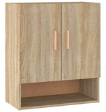 VidaXL Wandkast 60x31x70 cm bewerkt hout sonoma eikenkleurig