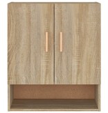 VidaXL Wandkast 60x31x70 cm bewerkt hout sonoma eikenkleurig
