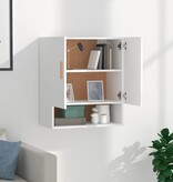 VidaXL Wandkast 60x31x70 cm bewerkt hout wit