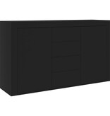 VidaXL Dressoir 120x36x69 cm bewerkt hout zwart