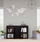 VidaXL Dressoir 120x36x69 cm bewerkt hout zwart