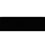 VidaXL Tv-meubel 100x30x30 cm bewerkt hout zwart