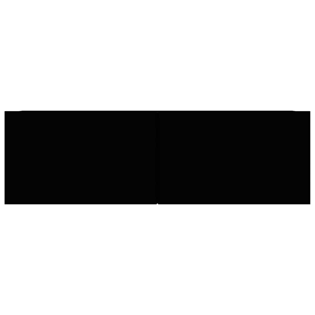 VidaXL Tv-meubel 100x30x30 cm bewerkt hout zwart