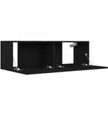 VidaXL Tv-meubel 100x30x30 cm bewerkt hout zwart