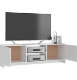 VidaXL Tv-meubel 120x30x37,5 cm bewerkt hout wit