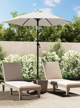 VidaXL Parasol 200x224 cm aluminium zandwit