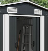 VidaXL Tuinschuur 257x779x181 cm gegalvaniseerd staal antracietkleurig