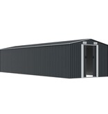 VidaXL Tuinschuur 257x779x181 cm gegalvaniseerd staal antracietkleurig