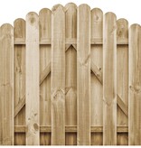 VidaXL Poort 100x100 cm geïmpregneerd grenenhout