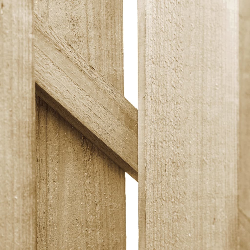 VidaXL Poort 100x100 cm geïmpregneerd grenenhout