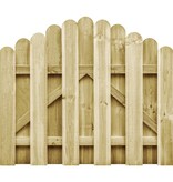 VidaXL Poort 100x75 cm groen geïmpregneerd grenenhout