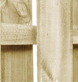 VidaXL Poort 100x75 cm groen geïmpregneerd grenenhout